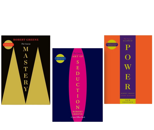 3 Books Set (The Art Of Seduction; The 48 Laws of Power & Mastery) By Robert Greene