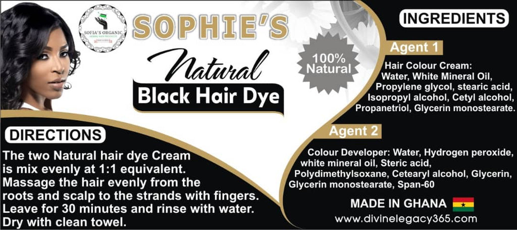 Sofia’s Organic Black Hair Dye